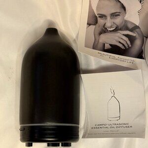 CAMPO  Ultrasonic Essential Oil Diffuser - BLACK CERAMIC